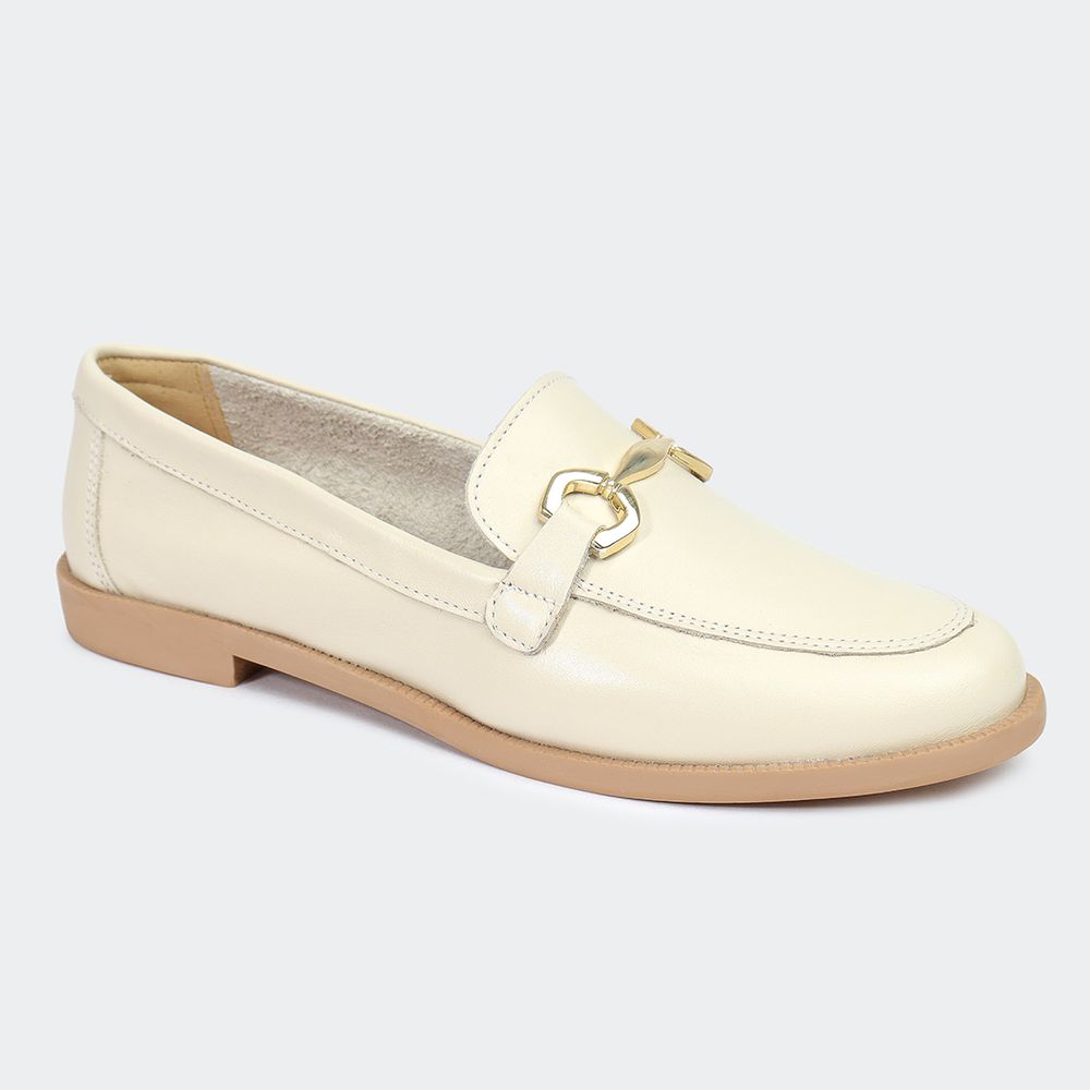 Mocassim Villa Griffe Ivy Verônica Off White - Villa Griffe