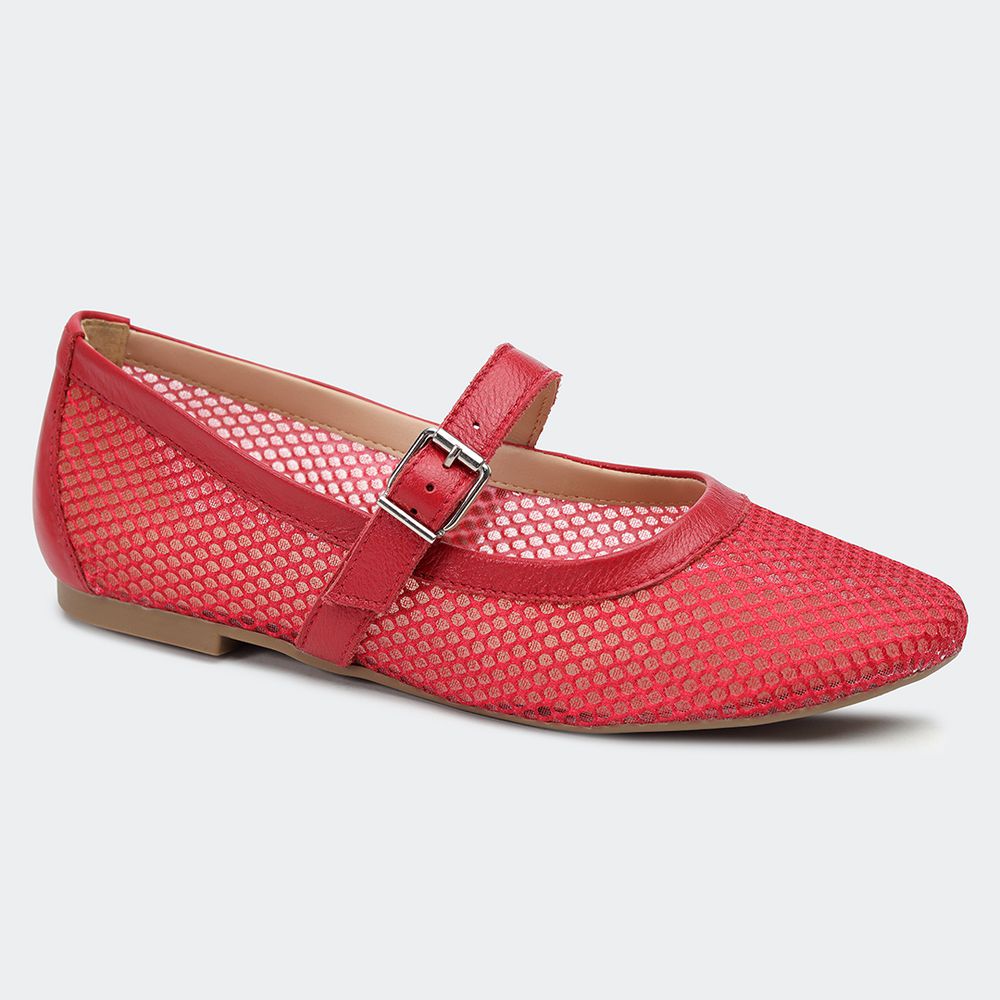 Sapatilha Villa Griffe Celina- Malu Vermelho - Villa Griffe