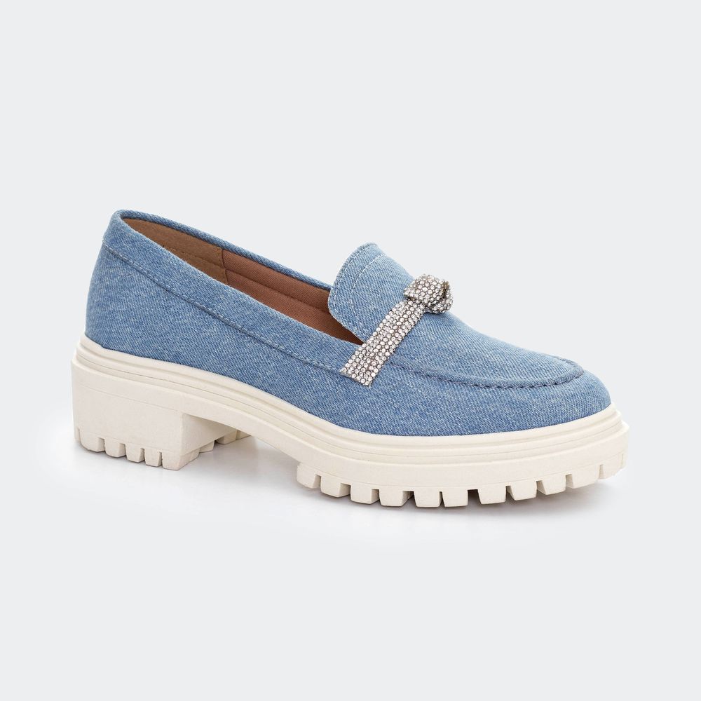 Mocassim Villa Griffe Nó Strass - Duda Jeans - Villa Griffe