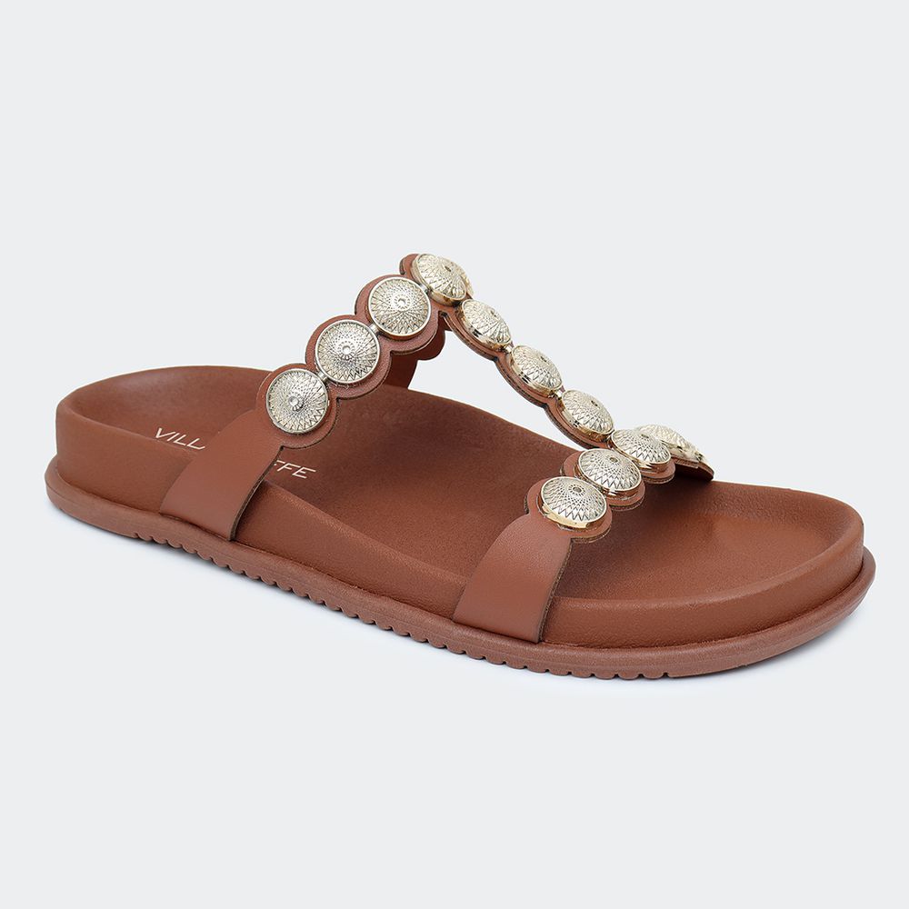 Papete Natalie Camel Villa Griffe - Villa Griffe