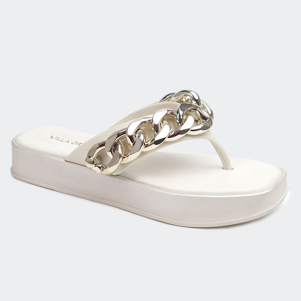 Flat Villa Griffe Tiana - Zaia Off White - Villa Griffe
