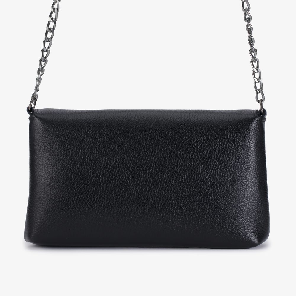 Bolsa Vittal Eloá em Couro Legítimo Preta