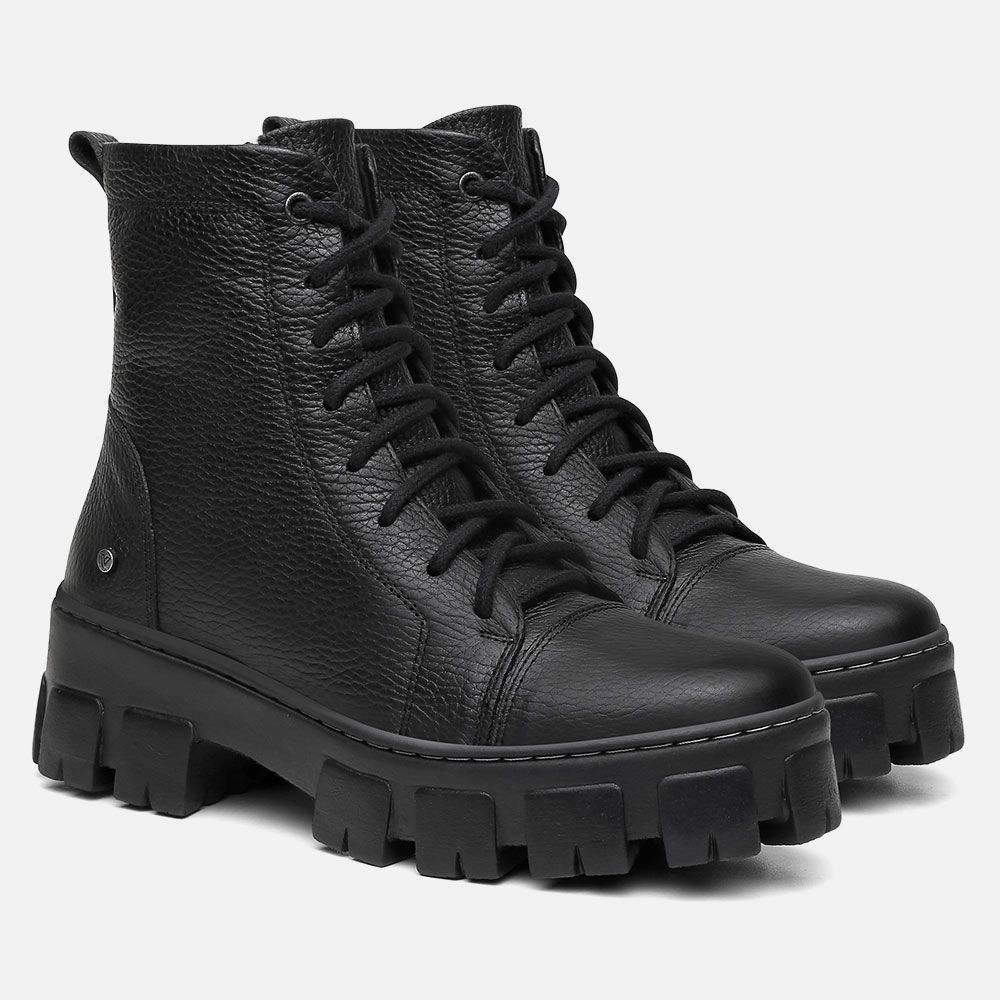 Bota Coturno Tratorada Vittal Buckle 