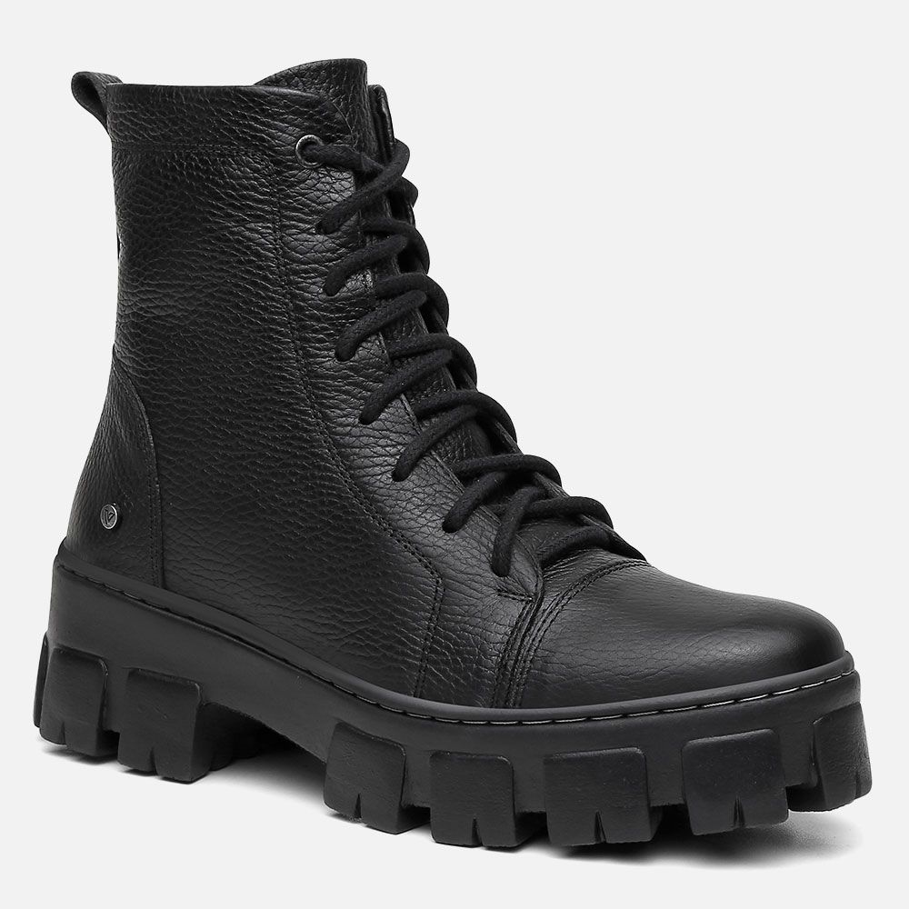 Bota Coturno Tratorada Vittal Buckle 