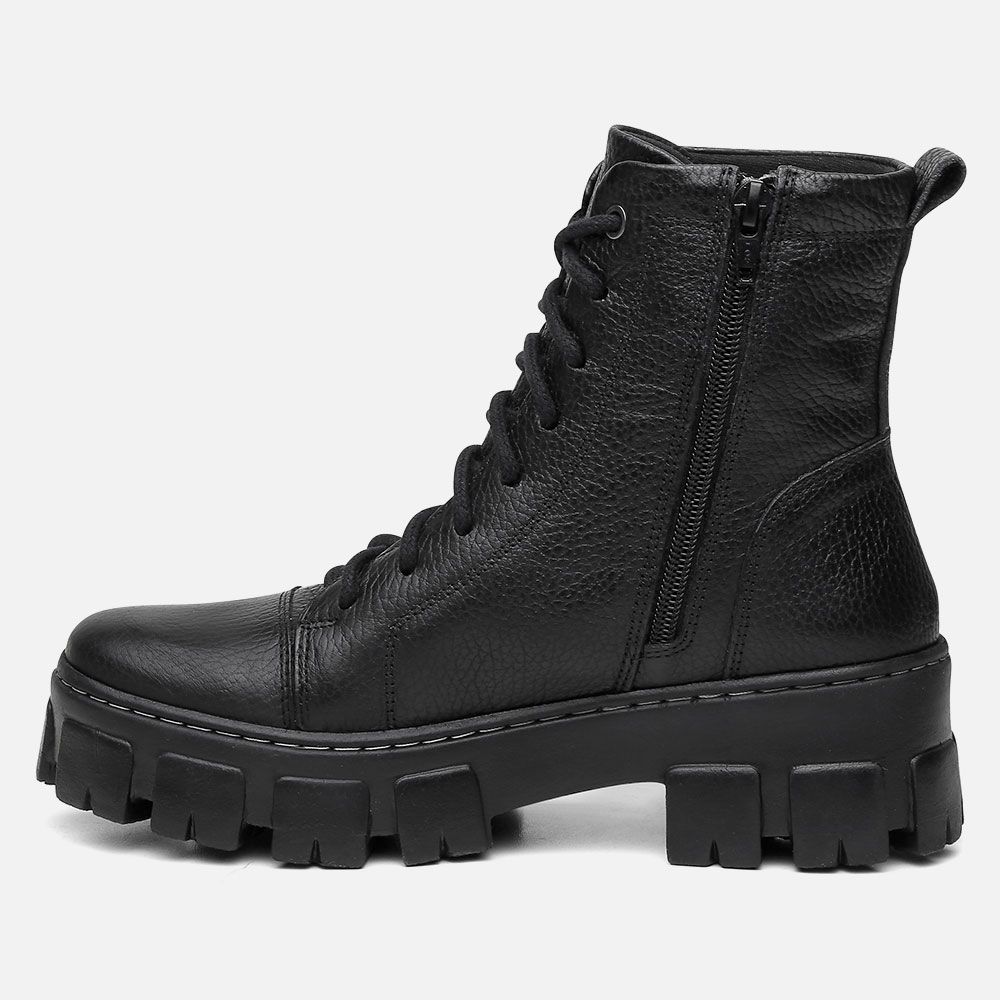 Bota Coturno Tratorada Vittal Buckle 