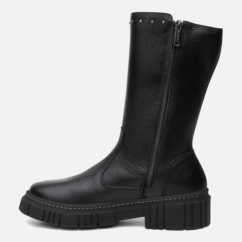 Bota Feminina Montaria Grazi em Couro Legitimo com Fivela 