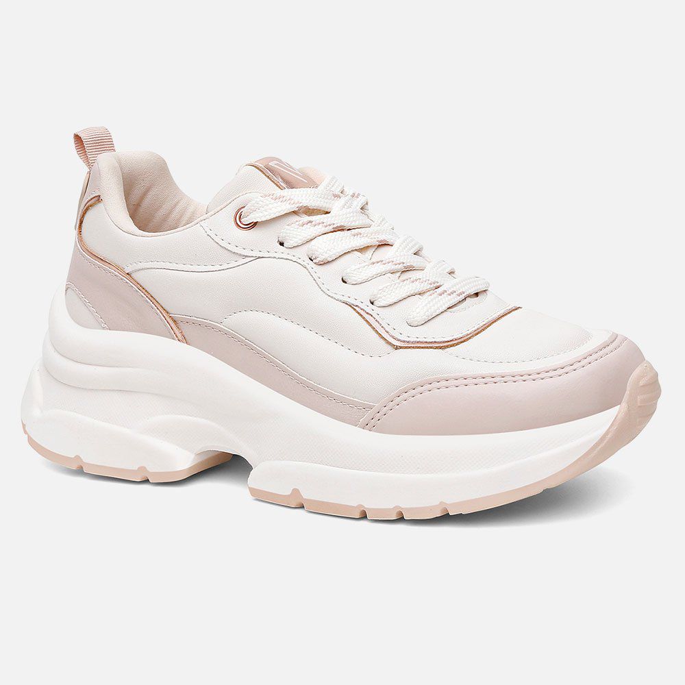 Tênis Feminino OffWhite Vittal Maya Solado Plataforma Confortável