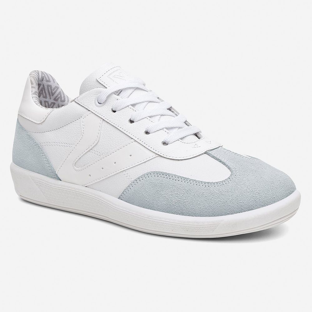 Tênis Feminino Em Couro Vittal Estela Branco
