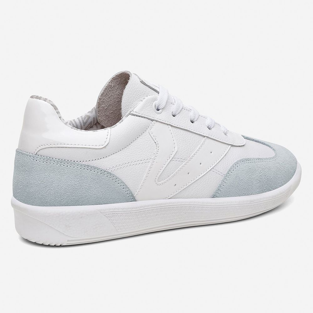 Tênis Feminino Em Couro Vittal Estela Branco