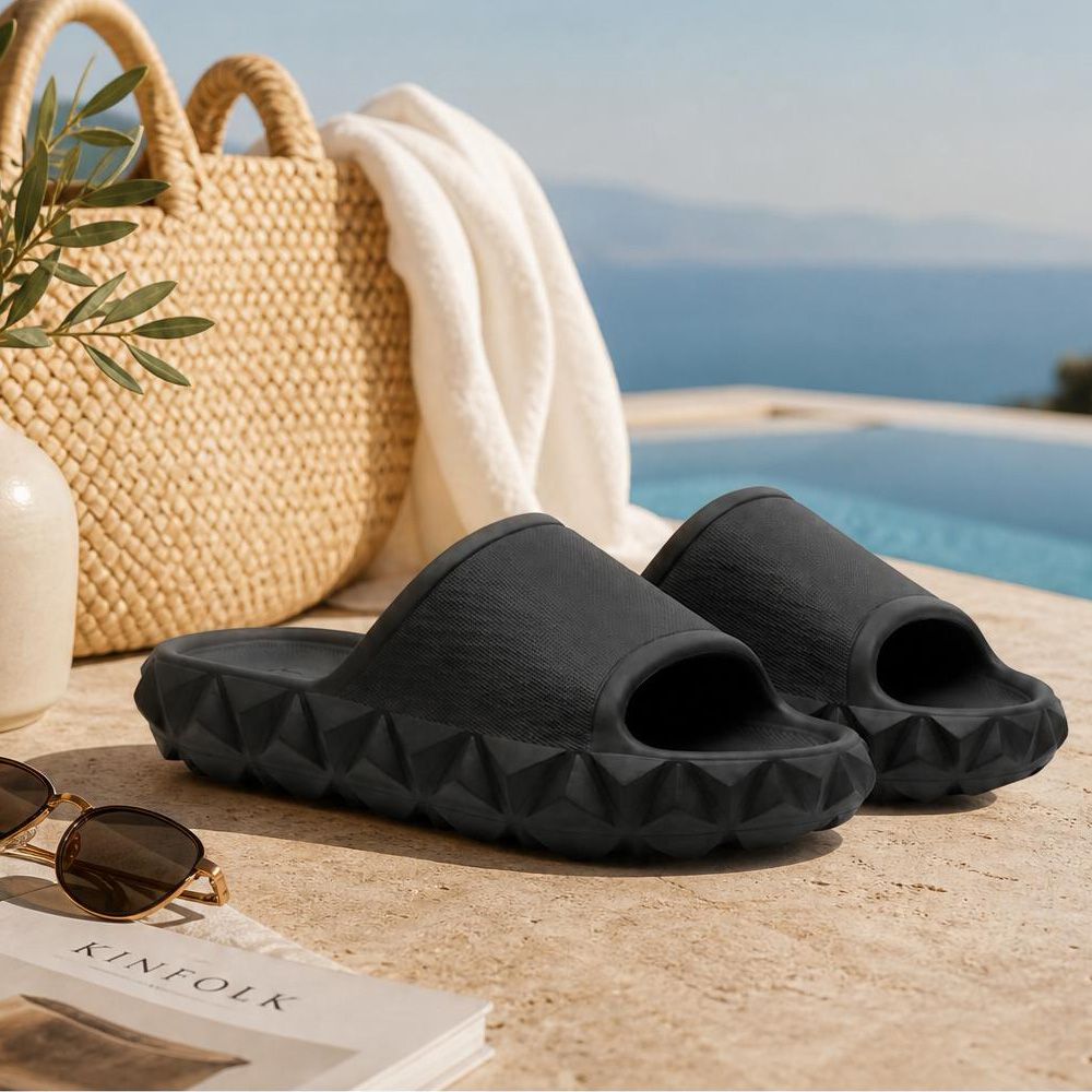 Chinelo Slide Feminino 100% Eva Preto