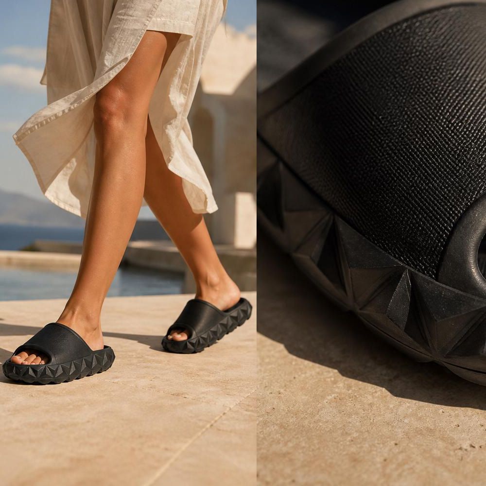 Chinelo Slide Feminino 100% Eva Preto