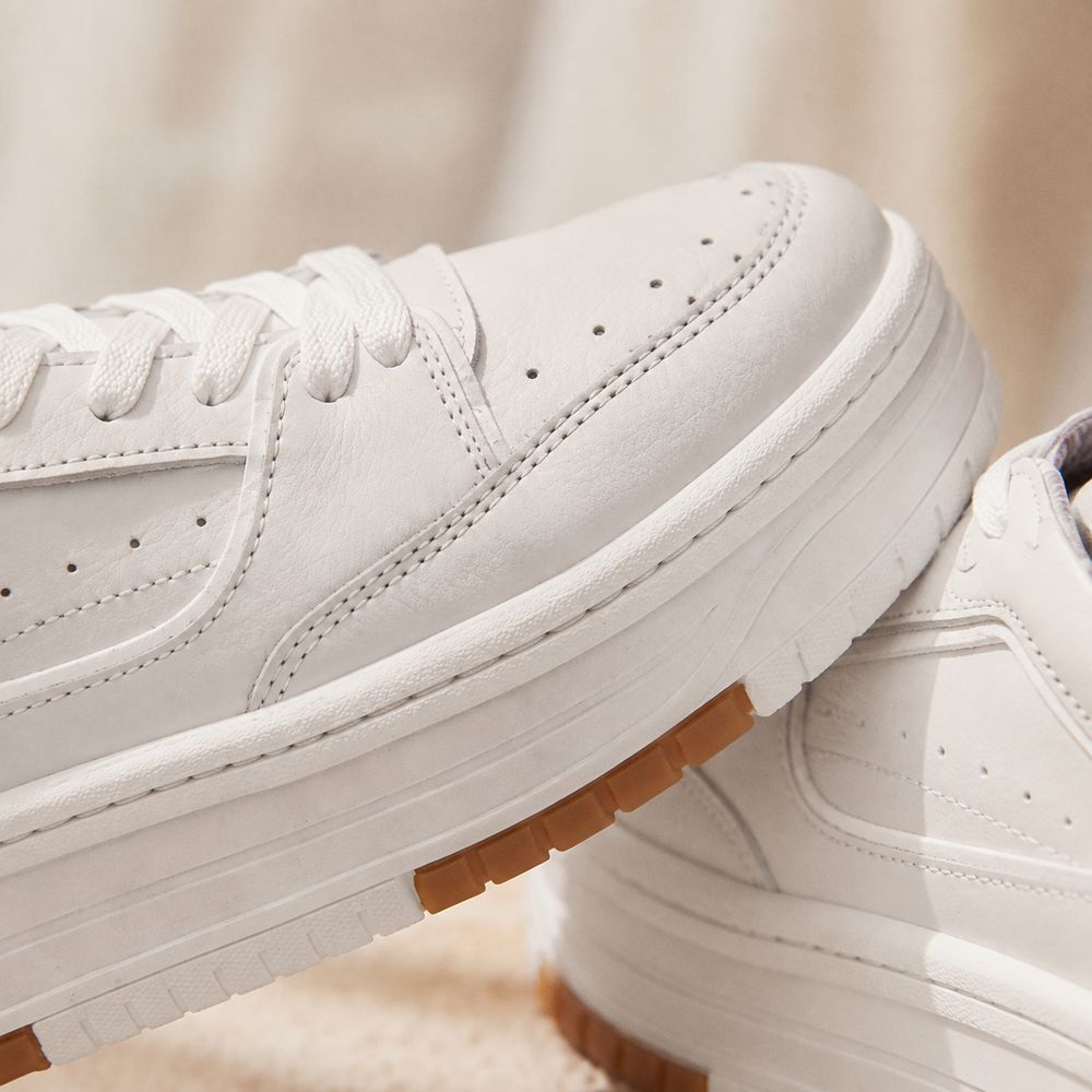 Tênis Feminino Vittal Aura Gelo Solado Flatform Confort