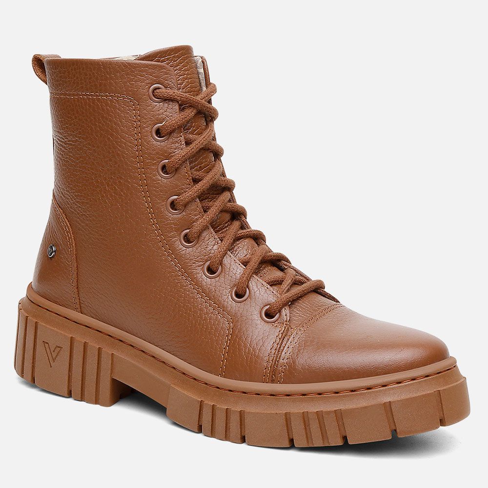 Bota Coturno Feminina Laura Caramelo Vittal 