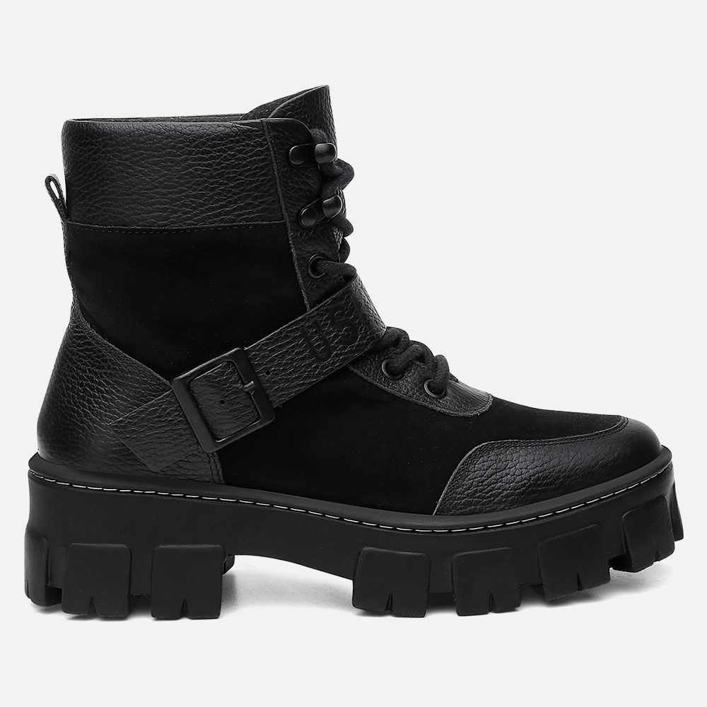 Bota Coturno Feminino Melina Preto... - USE VITTAL