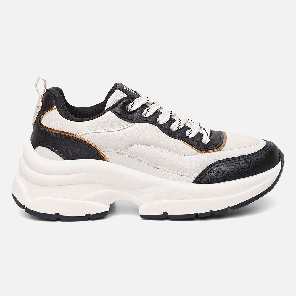 Tênis Feminino OffWhite e Preto Vi... - USE VITTAL