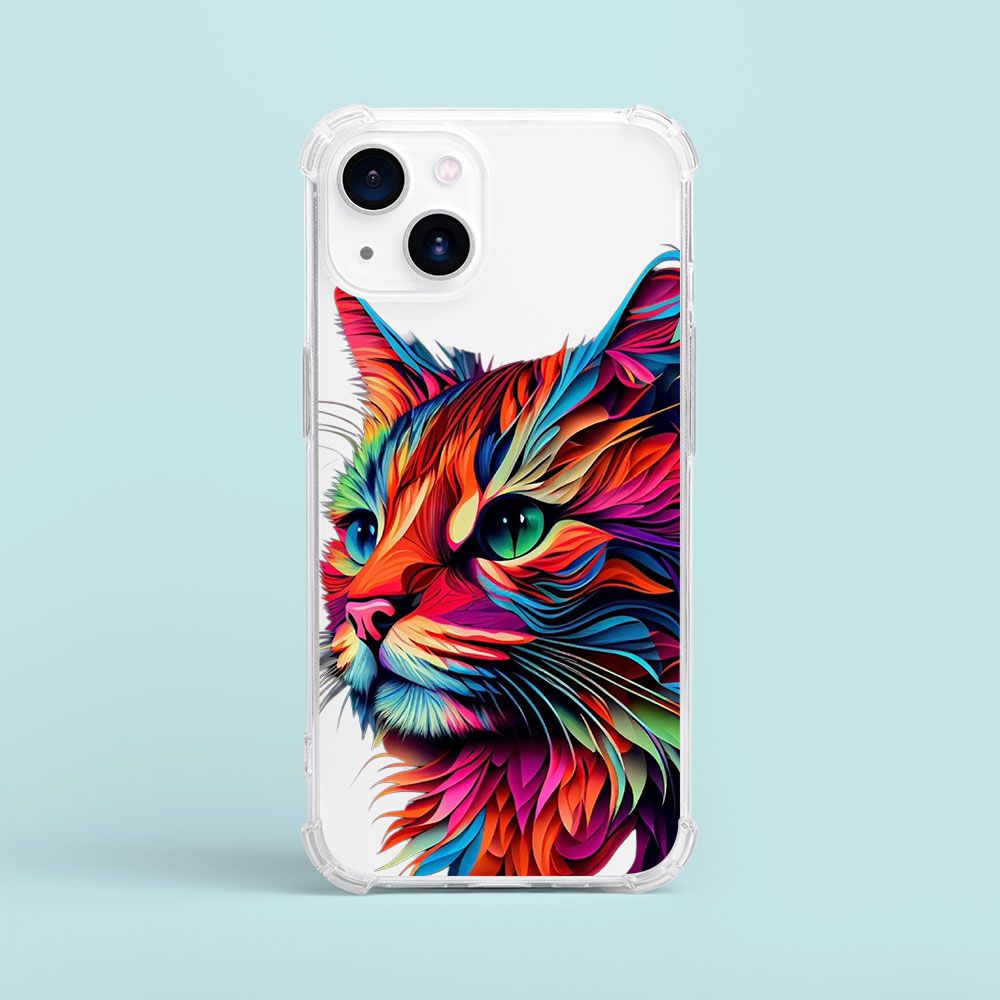 Capinha Para Celular Estampa Gato Multicolor - CAP... - VITTAL CASE