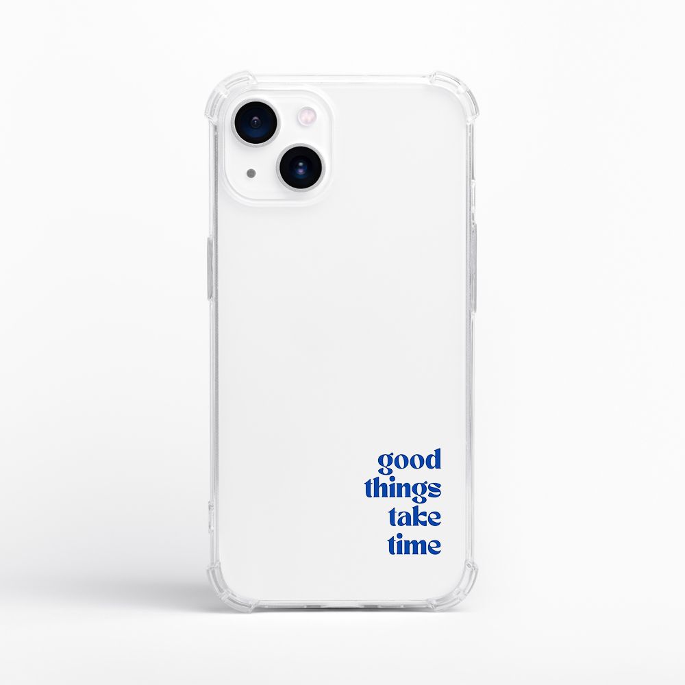 Capinha Minimalista para Celular Frase Good Things... - VITTAL CASE