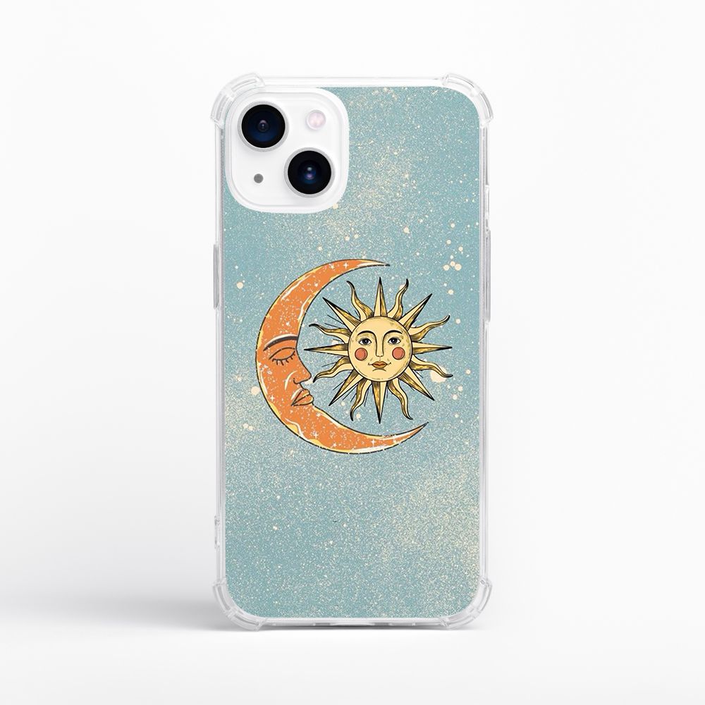 Capinha Minimalista para Celular Sun And Moon Este... - VITTAL CASE