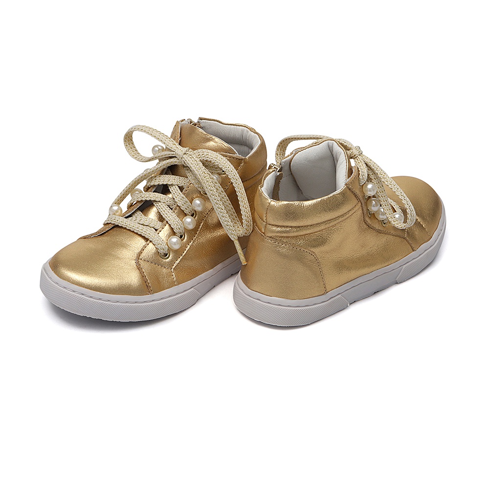 Tênis Sneaker Dourado