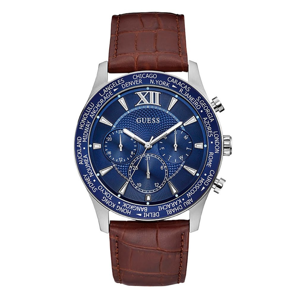 Guess Relógio Cosmo Prateado | Dressinn