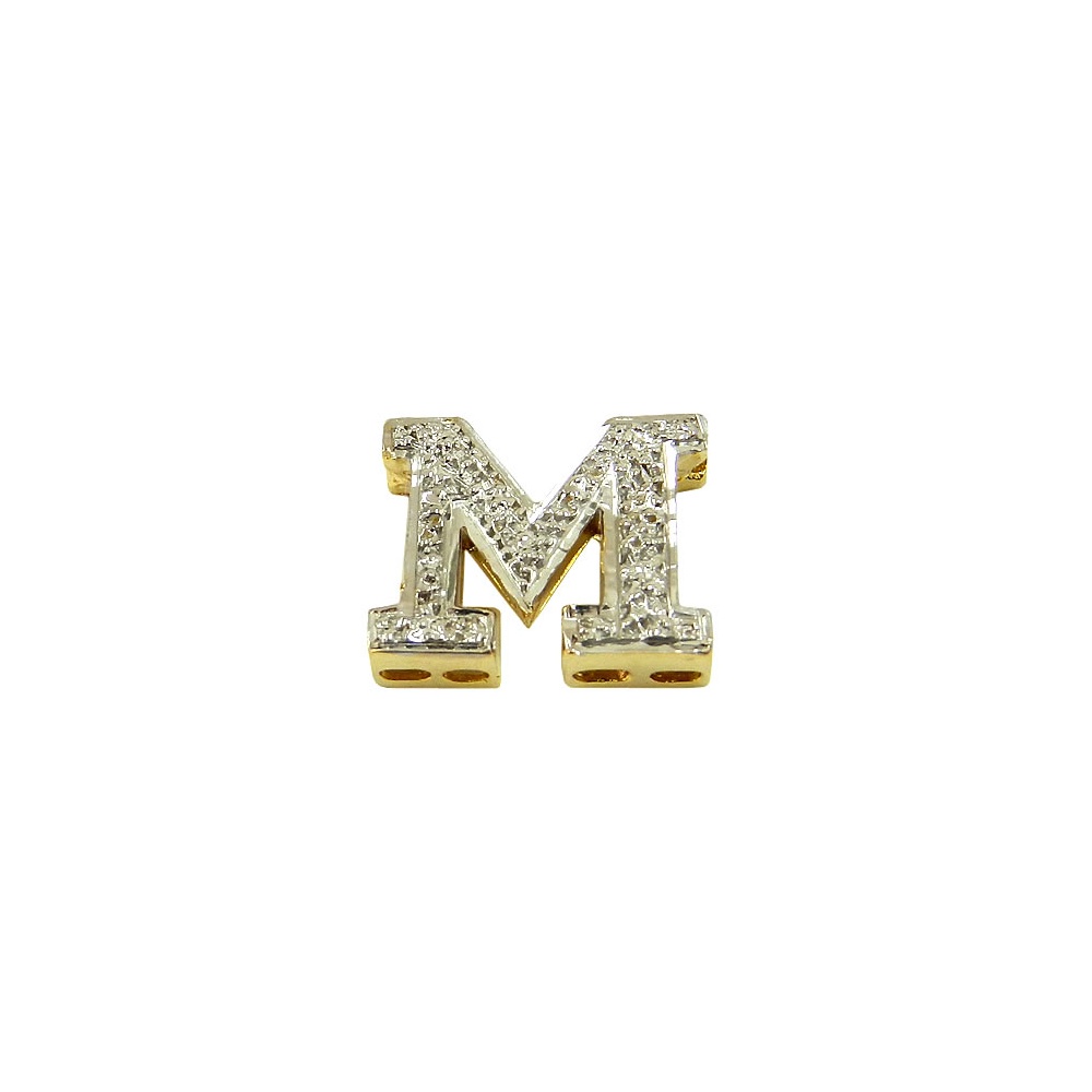 Pingente Letra em Ouro 18K Médio | RDJ JÓIAS
