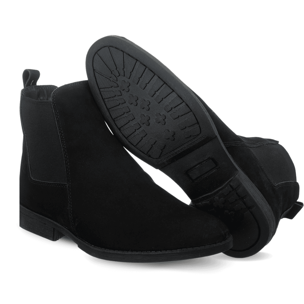 Botina Chelsea Masculina Couro Legítimo Nobuck - P... - NOTORIAN'S SHOP