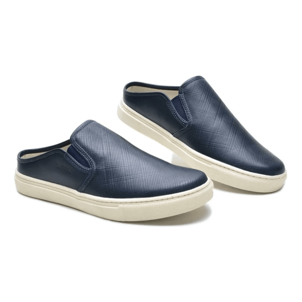 Mule Masculino Couro Legítimo Calce Fácil Confort ... - NOTORIAN'S SHOP