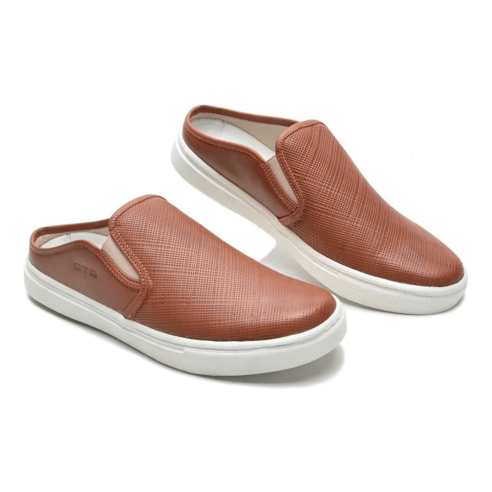 Mule Masculino Couro Legítimo Calce Fácil Confort ... - NOTORIAN'S SHOP