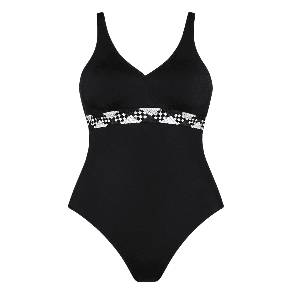 Maio Classic Tranca Bicolor Liso Preto