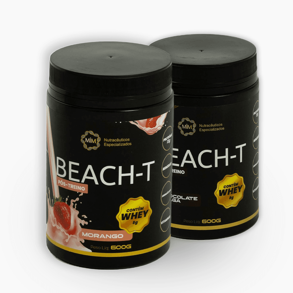 Kit 2 Potes |Pós Treino - Beach-T Pré-Treino