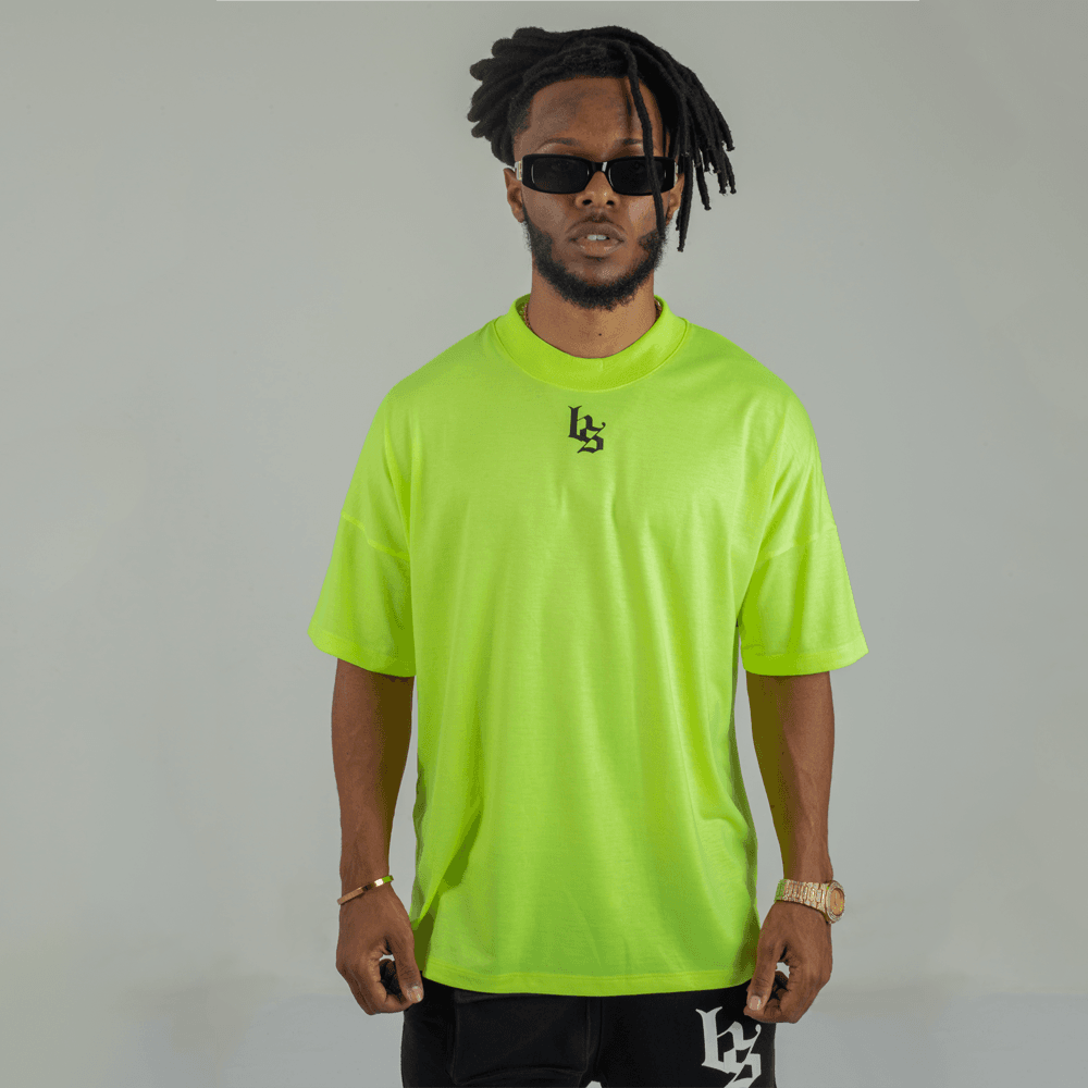 CAMISETA T-SHIRT OVERSIZED BSB VERDE NEON - BED STUY BROOKLYN