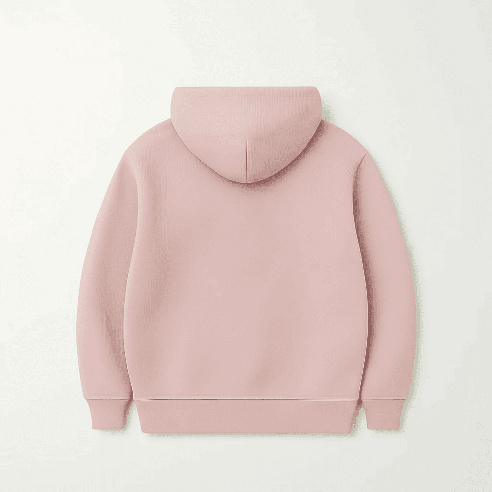 Moletom Canguru Infantil Unissex Rosa