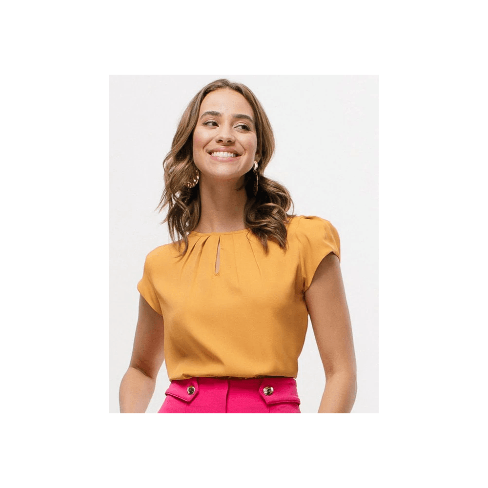 Blusa Gota - Caramelo - DONNA LELLA