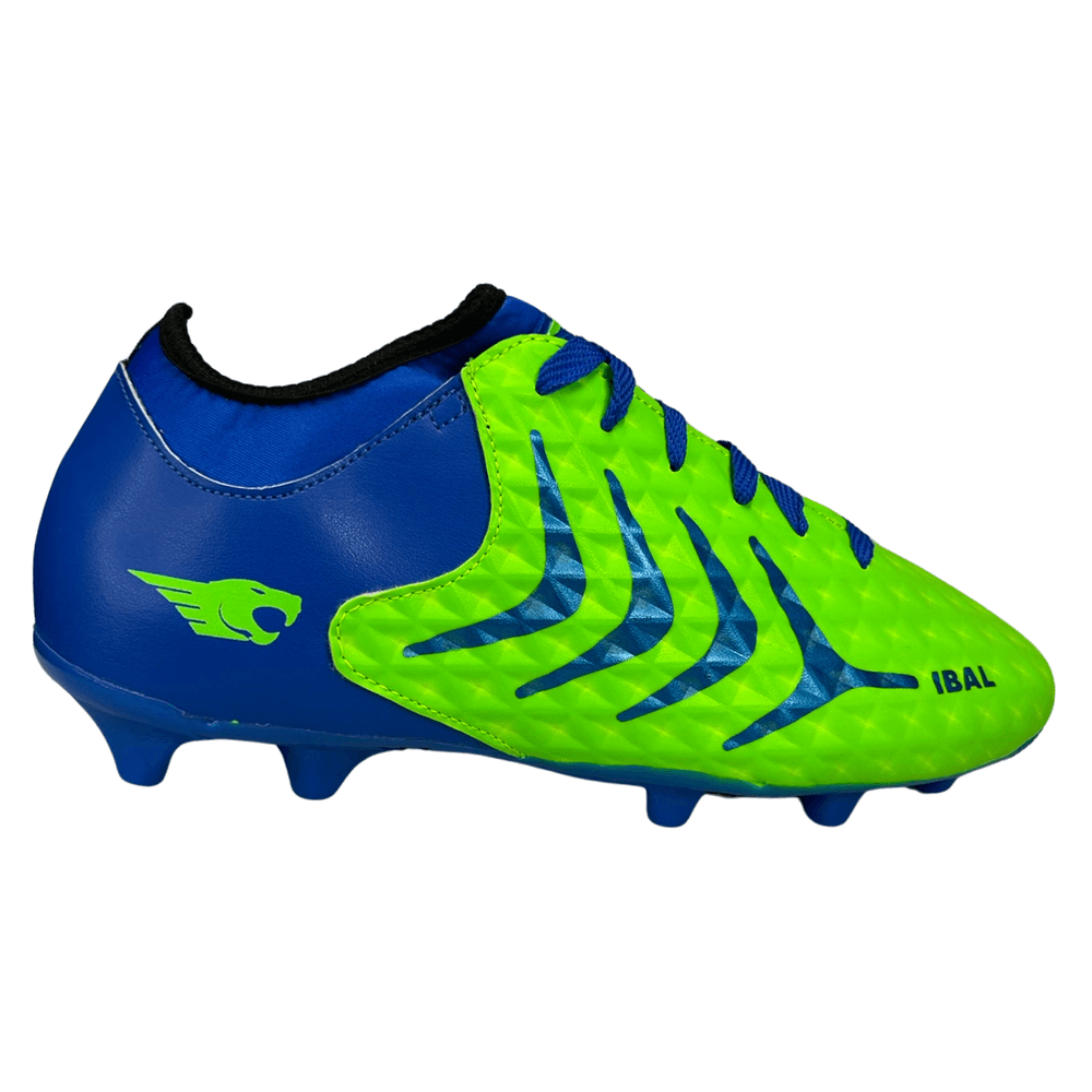 Chuteira Wave Sintética Campo Adulto - Verde/Azul - IBAL Esportivos