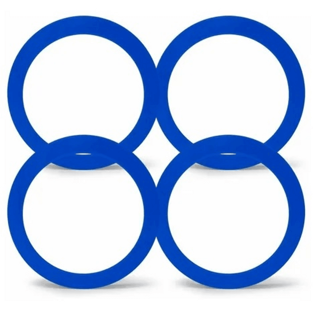 Kit 4 Anéis Centralizadores GM Azul – Encaixe Preciso para Rodas Esportivas 71,9mm