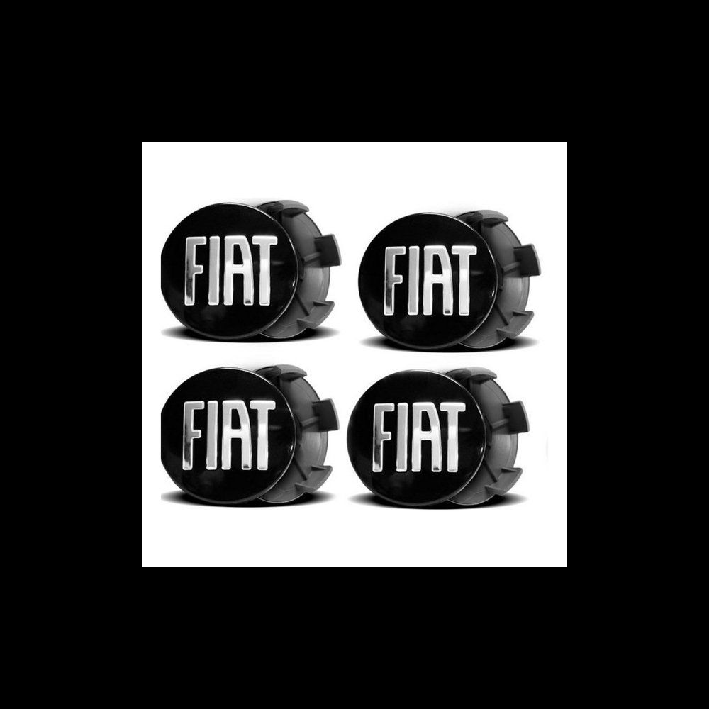 KIT 4 CALOTINHA FIAT TORO PRETO REPUXO