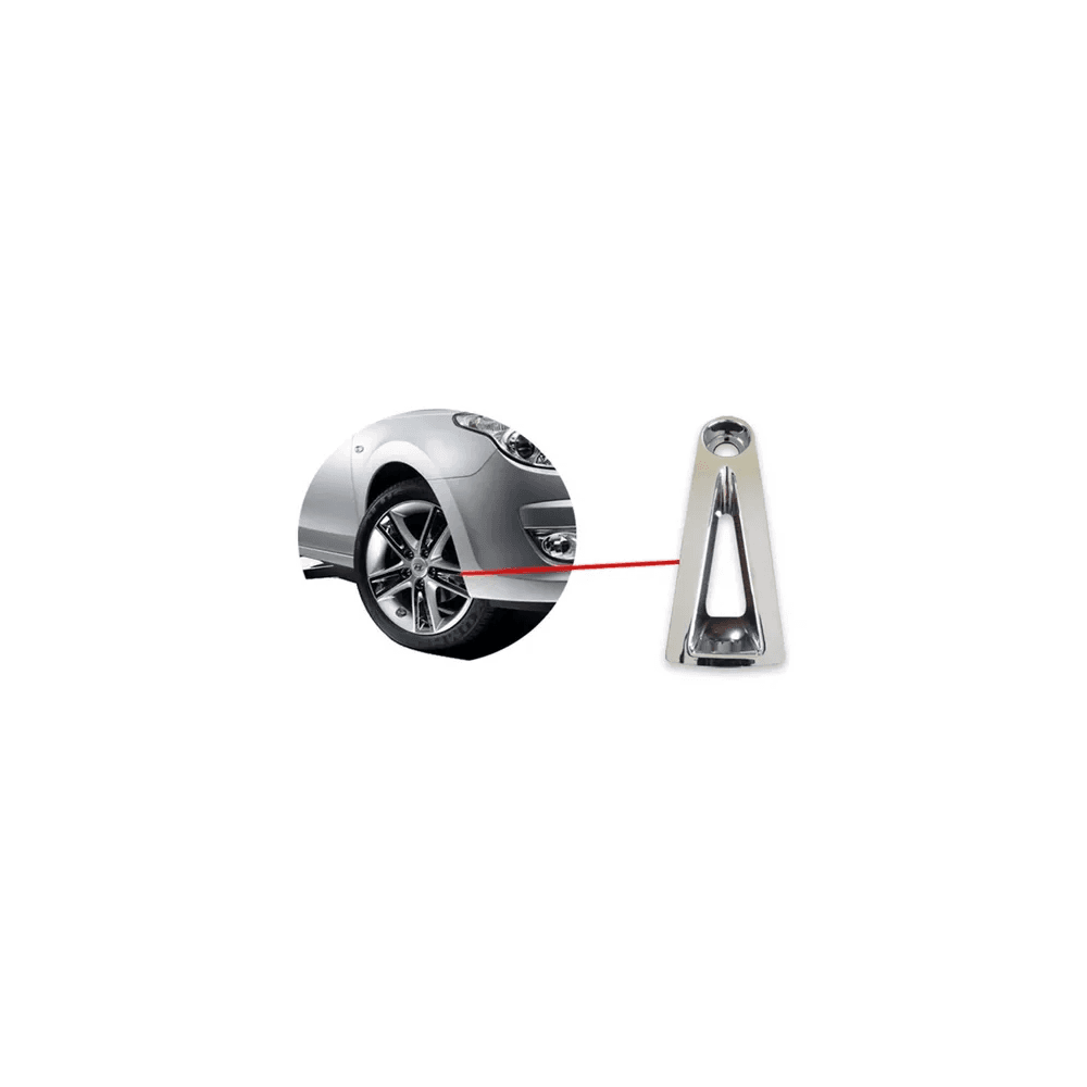 Kit 5 Apliques Cromados Hyundai i30 – Substituição Perfeita para Rodas Originais