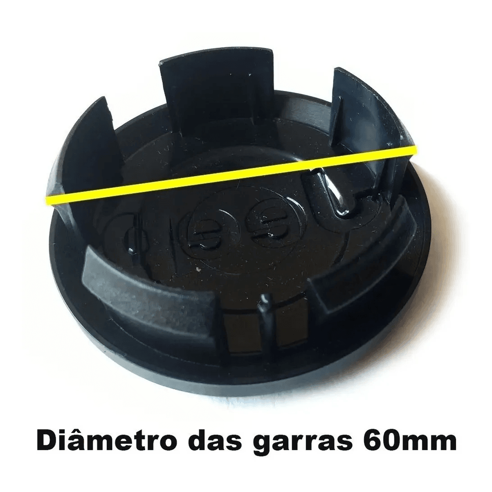 Kit 4 Calotinhas Jeep Grafite – Acabamento Moderno para Renegade e Compass