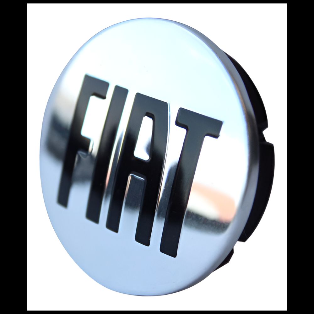 KIT 4 CALOTINHA FIAT CROMADO REPUXO