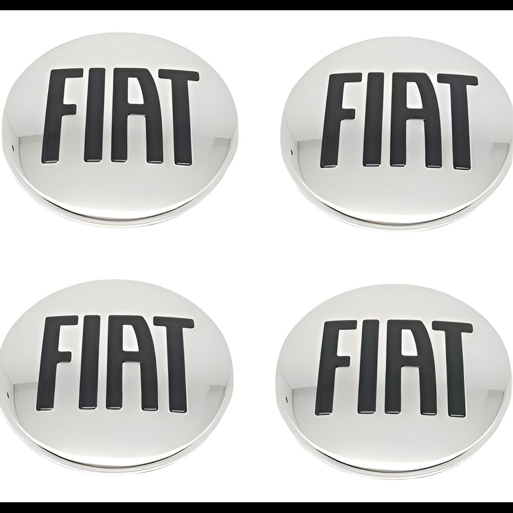 KIT 4 CALOTINHA FIAT TORO CROMADO