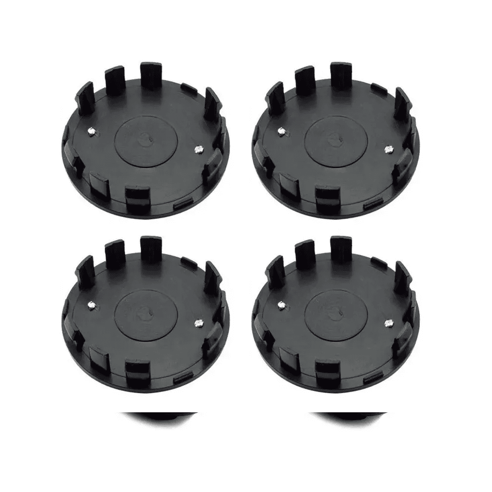Kit 4 Calotinhas Nissan Preto com Boton Cromado – Estilo e Encaixe Perfeito