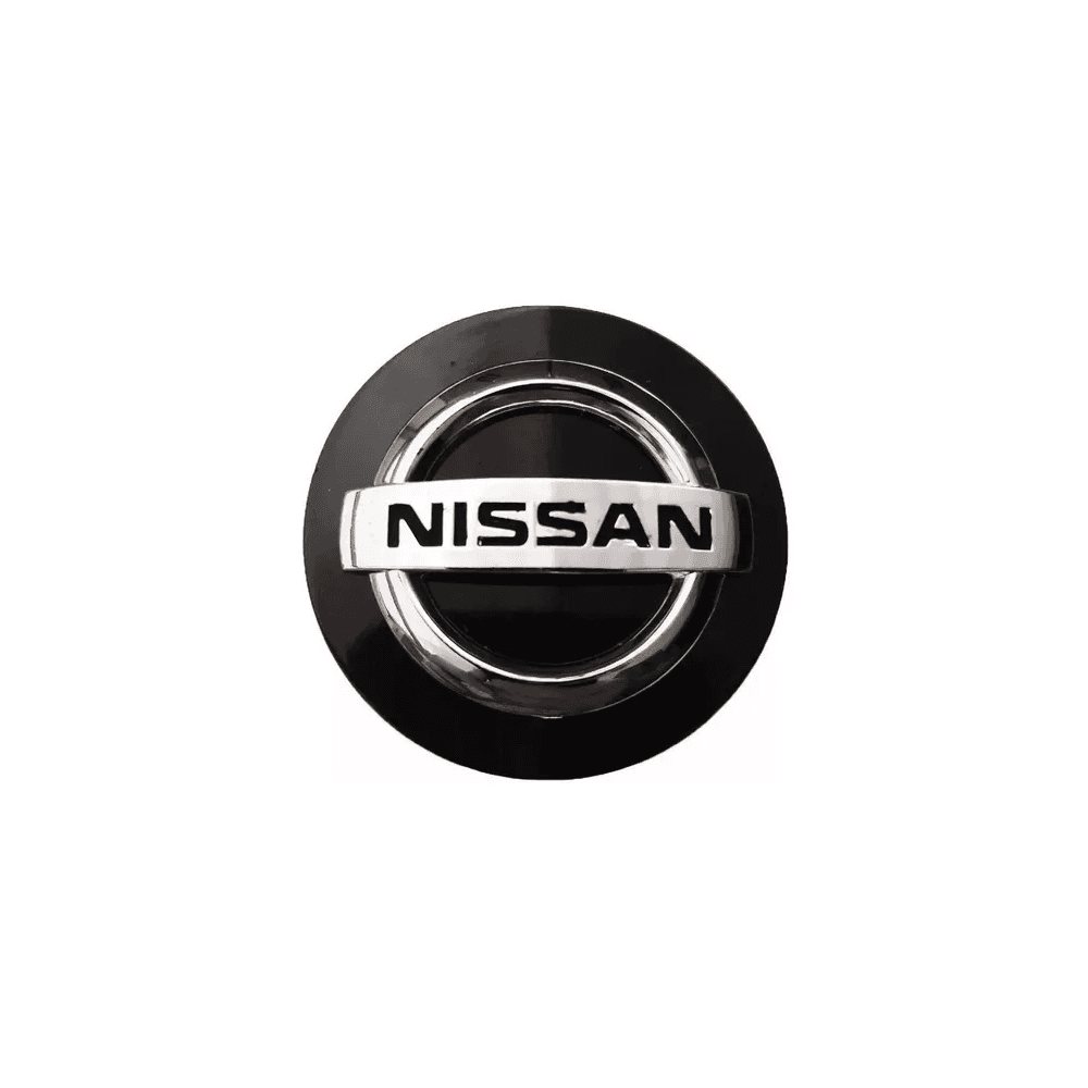 Kit 4 Calotinhas Nissan Preto com Boton Cromado – Estilo e Encaixe Perfeito