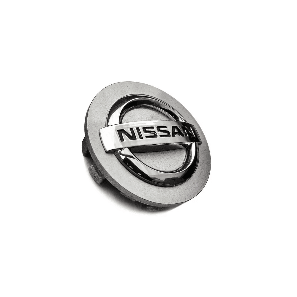 Kit 4 Calotinhas Nissan Prata com Boton Cromado – Visual Original e Encaixe Preciso