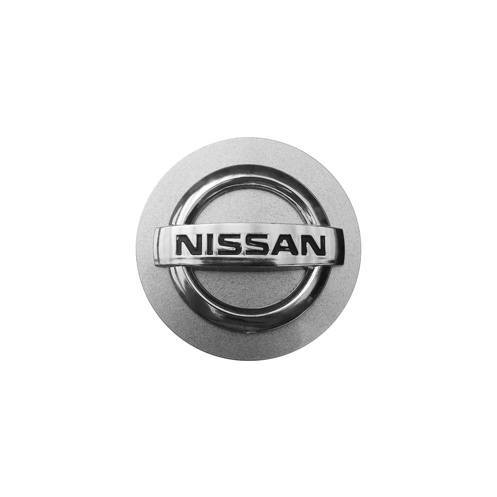 Kit 4 Calotinhas Nissan Prata com Boton Cromado – Visual Original e Encaixe Preciso