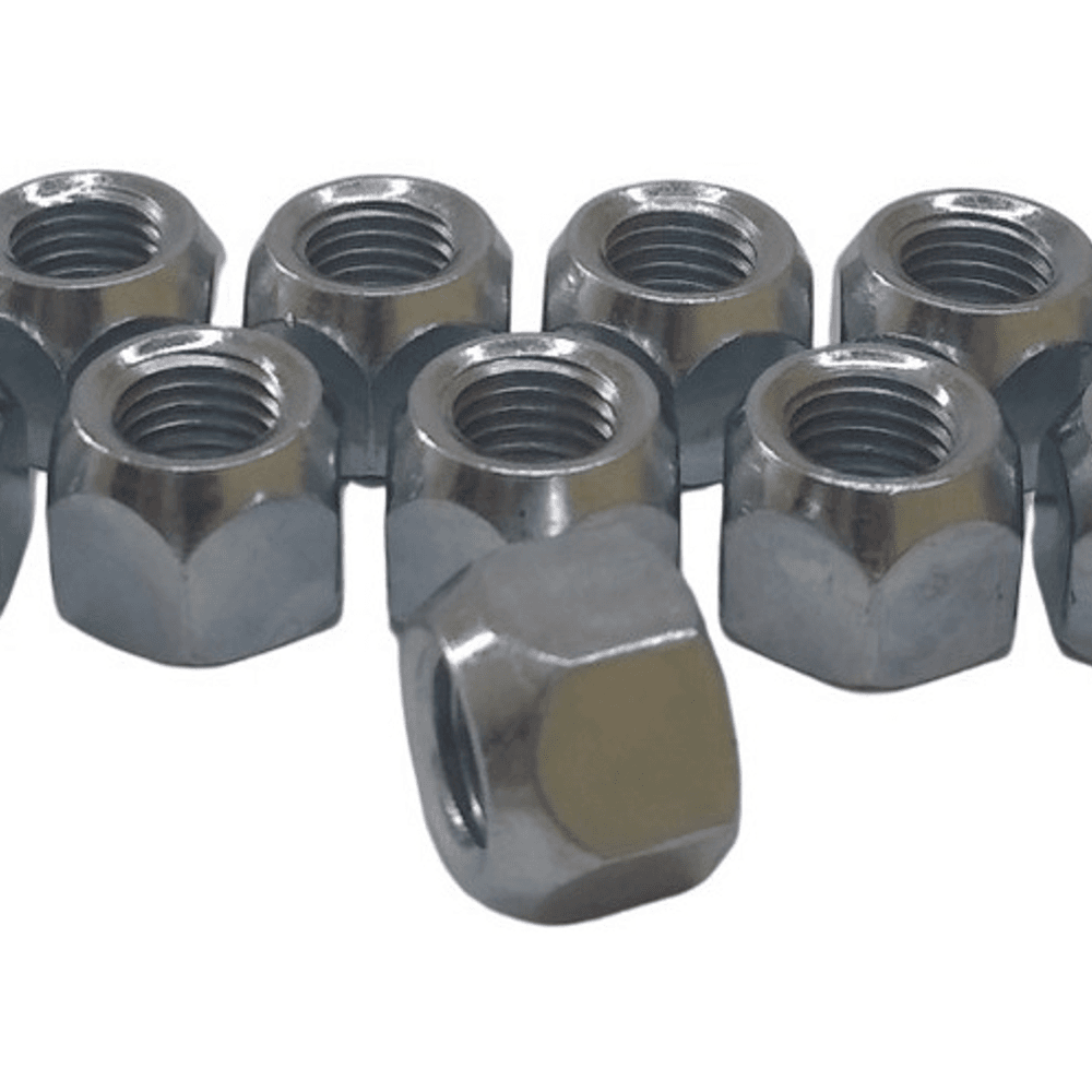 Kit 16 Porcas Vazadas Cromadas – Ideal para Rodas de Ferro Ford, GM e Honda