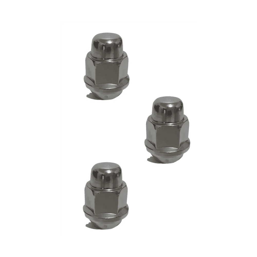 Kit 16 Porcas Cromadas Hyundai HB20 – Rodas de Liga Leve com Fixação Segura