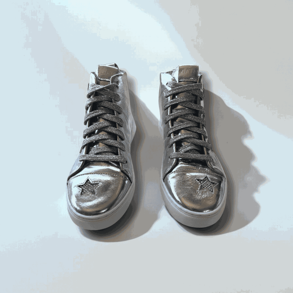 Tênis Space Star Metalic Prata Infantil Gats