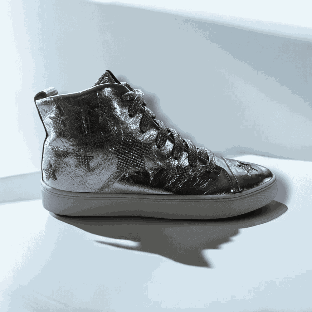 Tênis Space Star Metalic Prata Infantil Gats
