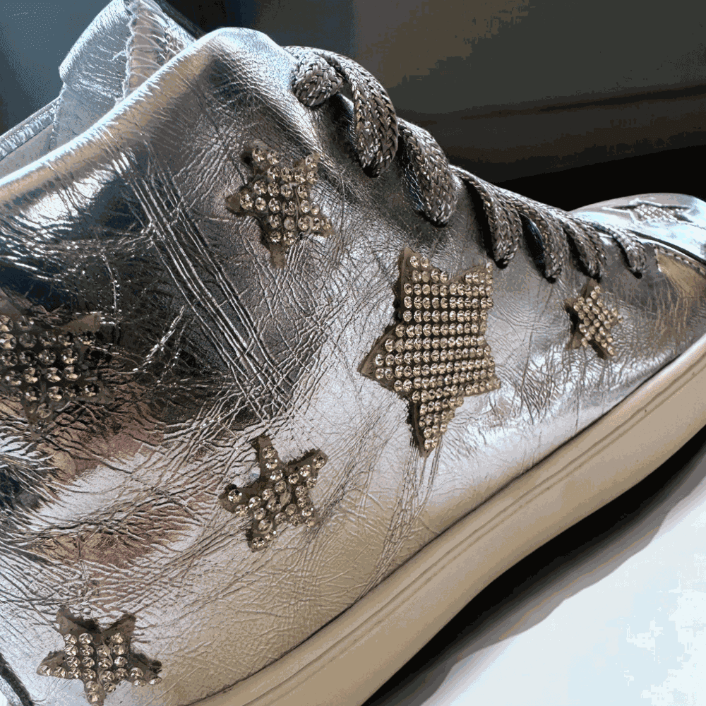 Tênis Space Star Metalic Prata Infantil Gats