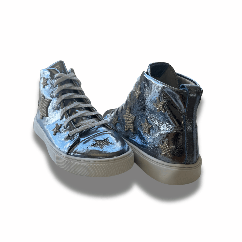 Tênis Space Star Metalic Sky Blue Infantil Gats